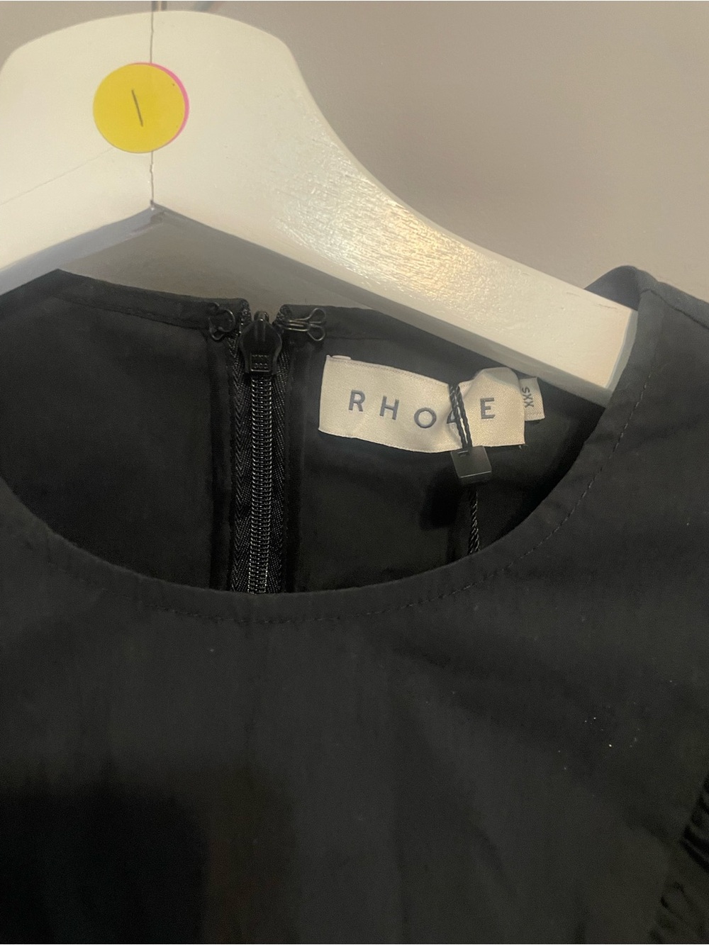 RHODE Black Varja Dress Size XXS NWT - Picture 4 of 7